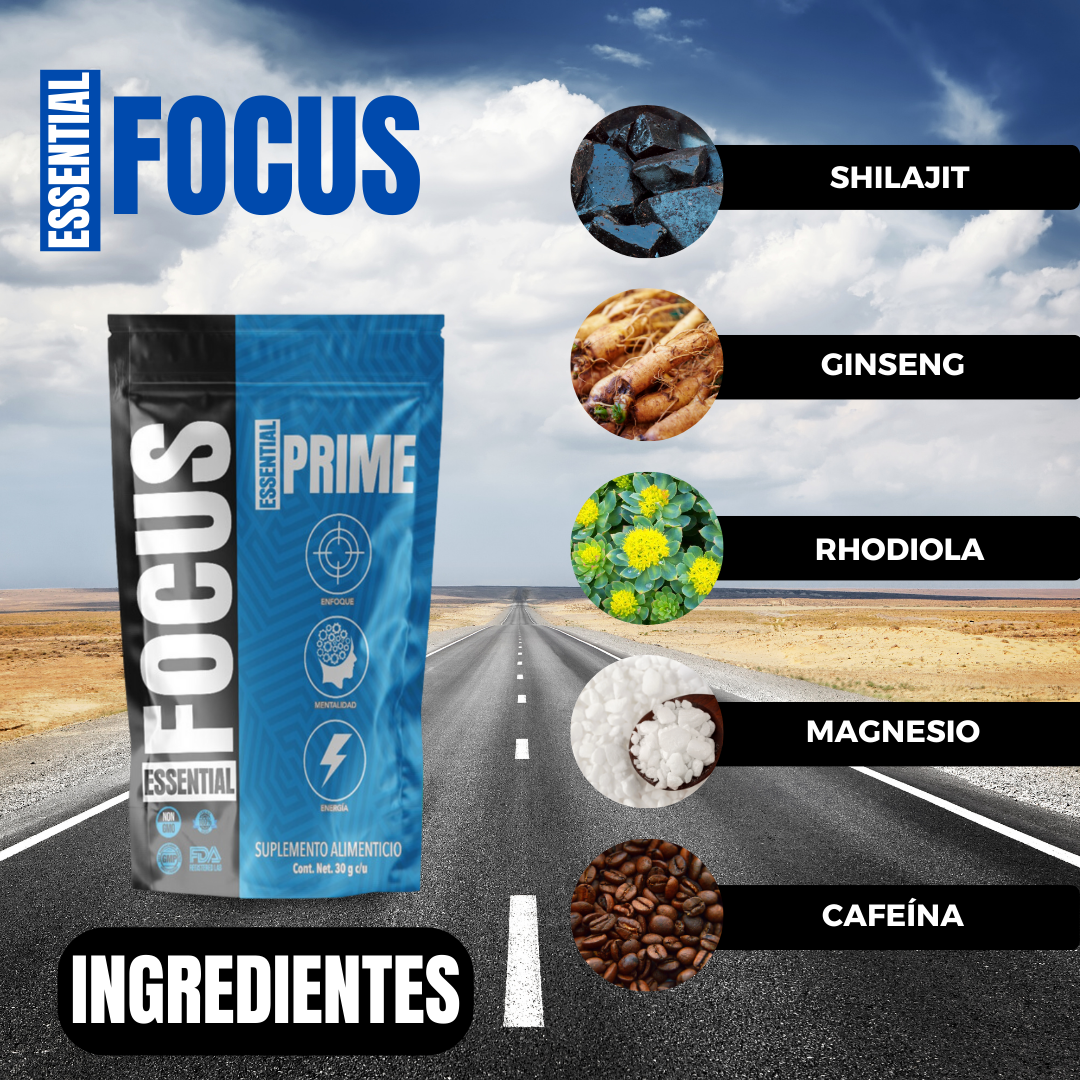 Nootrópico Essential Focus - 60 Cápsulas